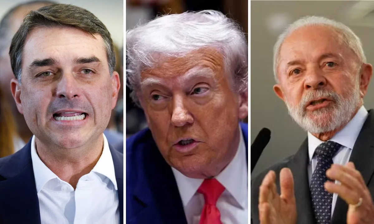 Trump discute eleição brasileira e fuga de Flávio Bolsonaro